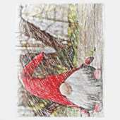 ウッドランドウィムシー フリースブランケット (正面)