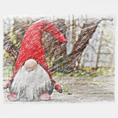 ウッドランドウィムシー フリースブランケット (正面(横))