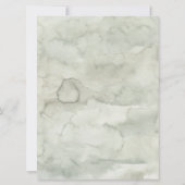 ウッドランドウィンターオネダーランドフォレストファースト誕生日I 招待状 (裏面)