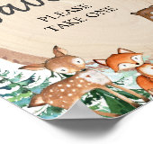 ウッドランドウィンターオネダーランド誕生日の恩恵 ポスター (角)