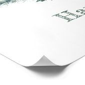 ウッドランドウィンターキツネパイン ポスター (角)