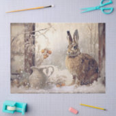 ウッドランドウィンターヘア 薄葉紙 (クラフト)