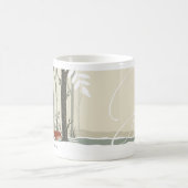 ウッドランドウィンターワンダーランドフォレストキツネジョイ コーヒーマグカップ (中央)