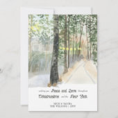 ウッドランドウォークピース&ラブカントリー素朴 シーズンカード (正面)