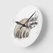 ウッドランドウォークX ラウンド壁時計 (傾斜)