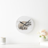 ウッドランドウォークX ラウンド壁時計 (ホーム)