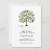 ウッドランドウォーターカラーツリーファミリー懇親会 招待状 (正面)