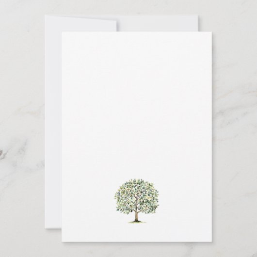 ウッドランドウォーターカラーツリーファミリー懇親会 招待状 (裏面)