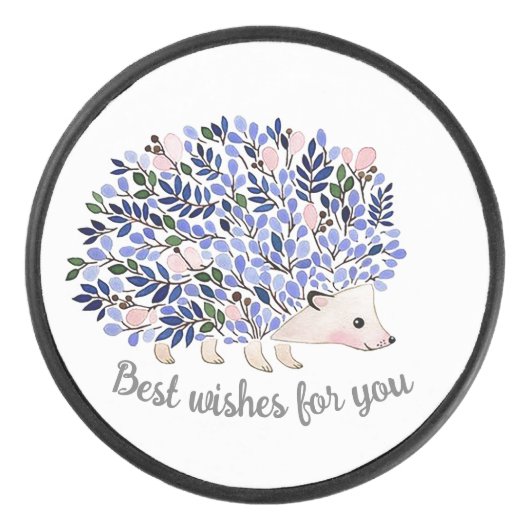 ウッドランドウォーターカラーハリネズミ アイスホッケーパック (正面)