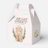 ウッドランドウォーターカラーベビーベア誕生日 フェイバーボックス (正面サイド)