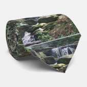 ウッドランドウォーターフォールズ自然写真 ネクタイ (ロール)
