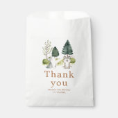ウッドランドウルフバースデーパーティー フェイバーバッグ (正面)