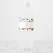 ウッドランドウルフバースデーパーティー ペットボトルラベル (裏面)