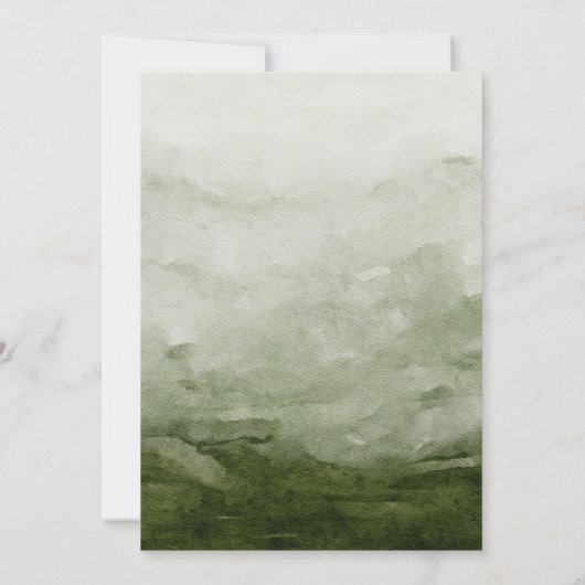 ウッドランドエバーグリーンマウンテンズ結婚式招待状 招待状 (裏面)