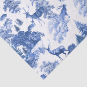 ウッドランドエレガントのヴィンテージトイルブルーディアー 薄葉紙 (詳細)