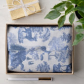 ウッドランドエレガントのヴィンテージトイルブルーディアー 薄葉紙 (ギフト)