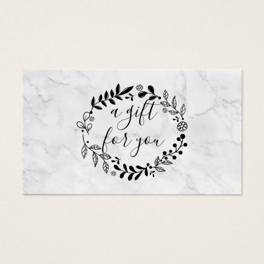 ウッドランドエレガントガーランド大理石ギフト券 (正面)