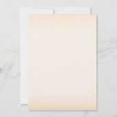 ウッドランドエレガントフォレスト結婚式招待状 招待状 (裏面)