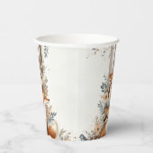 ウッドランドエンチャントをテーマにしたベビーシャワー紙カップ 紙コップ (右)