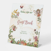 ウッドランドエンチャント妖精レディバグゲストブック 台座サイン (正面)