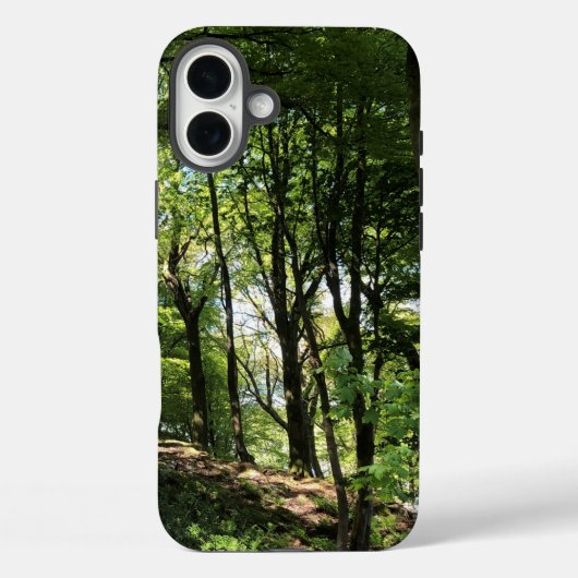 ウッドランドオブツリーズウッズデザイン Case-Mate iPhoneケース (裏面)
