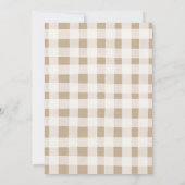 ウッドランドオボーイベビーシャワー招待状 招待状 (裏面)