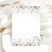 ウッドランドオーディアウィンターベイビーシャワー 招待状