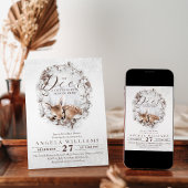 ウッドランドオーディアウィンターベイビーシャワー 招待状