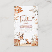 ウッドランドオーディアフォレストブックスベビー エンクロージャーカード (正面)