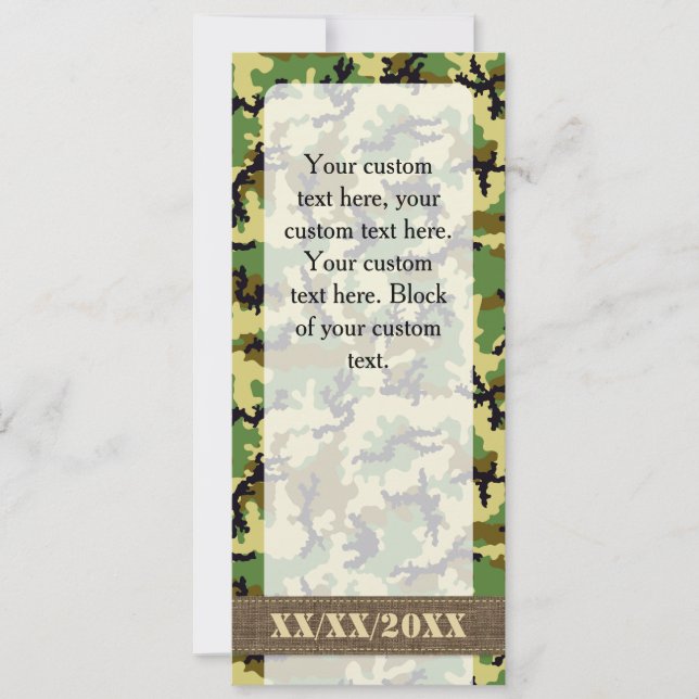 ウッドランドカモフラージュ (正面)