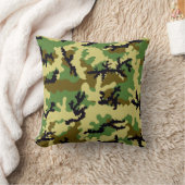 ウッドランドカモフラージュ クッション (ブランケット)
