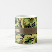 ウッドランドカモフラージュ コーヒーマグカップ (中央)