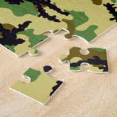 ウッドランドカモフラージュ ジグソーパズル (側面)