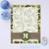 ウッドランドカモフラージュ チラシ (シングル)