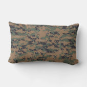 ウッドランドカモフラージュ（デジタル） ランバークッション (裏面)