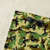 ウッドランドカモフラージュ ビーチタオル (インサイチュ)