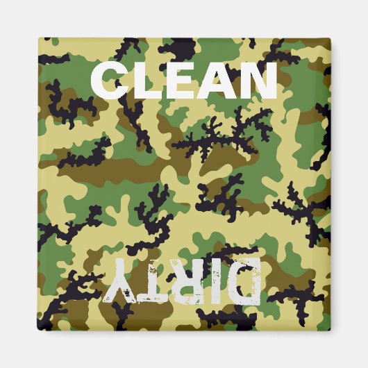 ウッドランドカモフラージュ マグネット (正面)