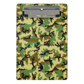 ウッドランドカモフラージュ ミニクリップボード (正面)