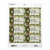 ウッドランドカモフラージュ ラベル (フルシート)