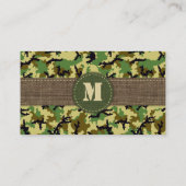 ウッドランドカモフラージュ 名刺 (裏面)