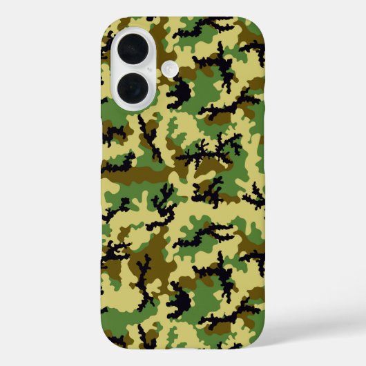 ウッドランドカモフラージュ Case-Mate iPhoneケース (裏面)