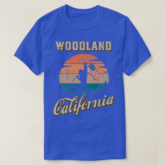ウッドランドカリフォルニア Tシャツ (デザイン正面)