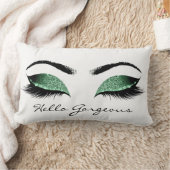 ウッドランドカリ白メイクアップまぶしハローゴージャス ランバークッション (ブランケット)