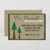 ウッドランドカントリーニューホーム 案内状 (正面/裏面)