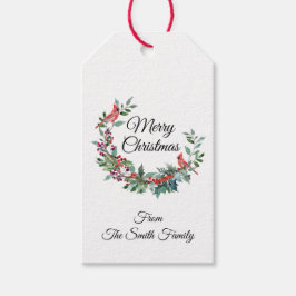 ウッドランドカーディナルホリデー ギフトタグ