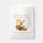 ウッドランドキツネかわいい赤ちゃんシャワー フェイバーバッグ (正面)