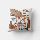 ウッドランドキツネスピリットヴィベ クッション (裏面)