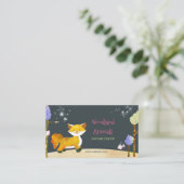 ウッドランドキツネデイサービスセンター名刺 名刺 (スタンド正面)