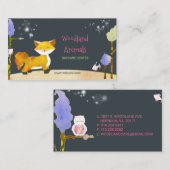 ウッドランドキツネデイサービスセンター名刺 名刺 (正面/裏面)