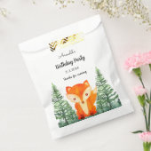 ウッドランドキツネバースデーパーティーフォレスト フェイバーバッグ (封をした状態)